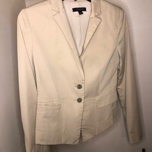 Ann Taylor cream blazer